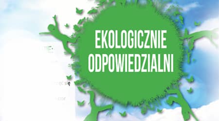 Źródło grafiki: Stowarzyszenie KDiP Grafika przedstawiająca plamę farby z której wyłaniają się ludzkie postaci. Grafika zawiera tekst: ekologicznie odpowiedzialni.