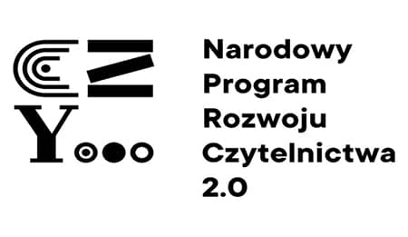 Logo narodowego programu rozwoju czytelnictwa 2.0 i taki sam tekst.