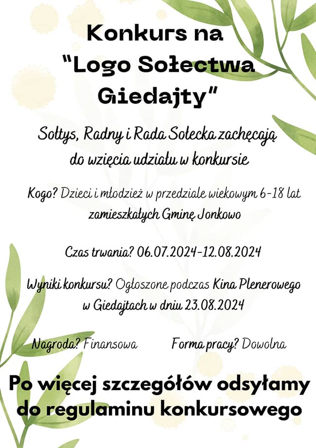 Plakat. Zawiera tekst dostępny w załącznikach.