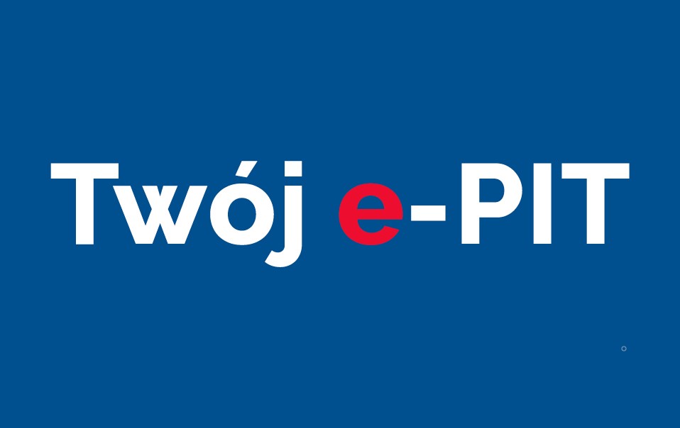 źródło : mf.gov.pl napis Twój e-pit na niebieskim tle