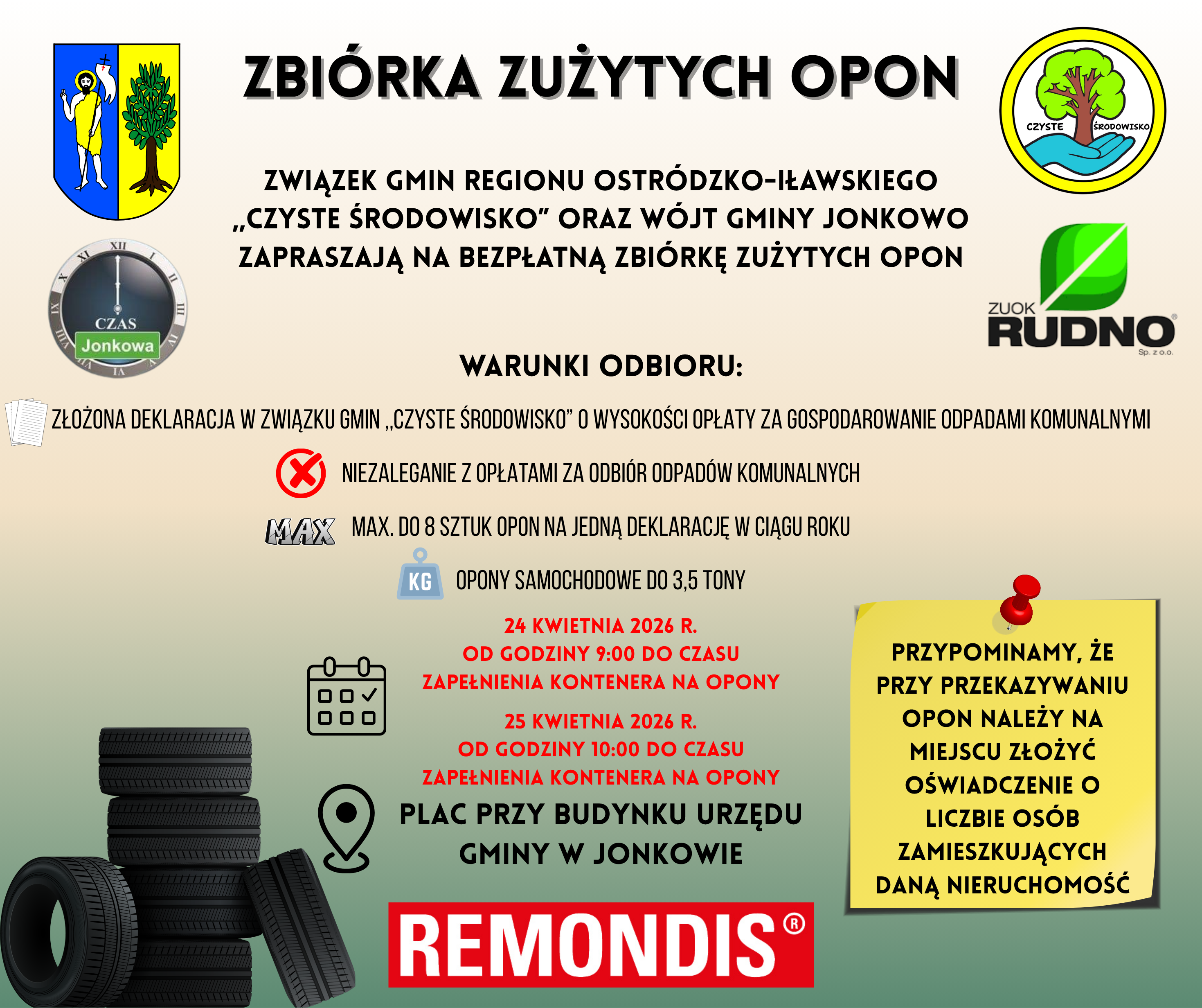 Zbiórka Zużytych opon